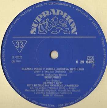 EP Arnošt Rychlý: Slezské Pisně V Hudbě Arnošta Rychlého