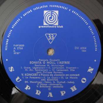 LP Ars Rediviva Ensemble: Francouzská Barokní Hudba