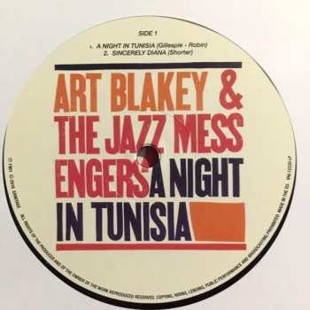 LP Art Blakey & The Jazz Messengers: A Night In Tunisia