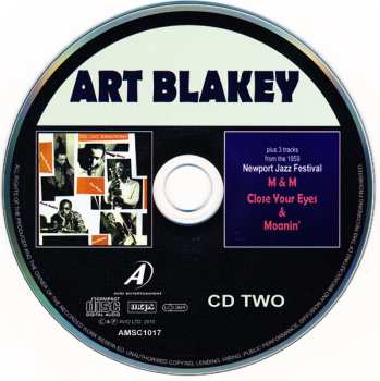 2CD Art Blakey: Three Classic Albums Plus