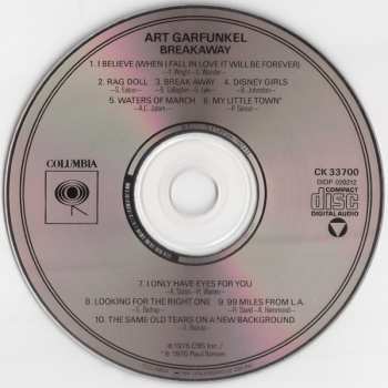 CD Art Garfunkel: Breakaway
