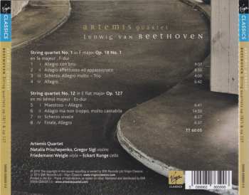 CD Ludwig van Beethoven: String Quartets Op. 18 / 1 & Op. 127