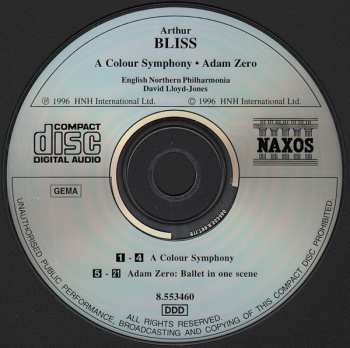 CD English Northern Philharmonia: A Colour Symphony • Adam Zero