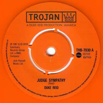SP Arthur "Duke" Reid: Judge Sympathy / Never To Be Mine LTD | CLR