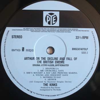 2LP The Kinks: Arthur Or The Decline And Fall Of The British Empire