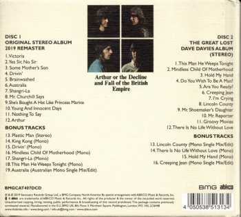 2CD The Kinks: Arthur Or The Decline And Fall Of The British Empire DLX