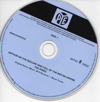 2CD The Kinks: Arthur Or The Decline And Fall Of The British Empire DLX