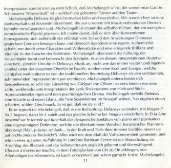 2CD Robert Schumann: Arturo Benedetti Michelangeli · Schumann · Chopin · Debussy · Mompou