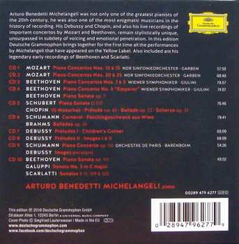 10CD/Coffret Arturo Benedetti Michelangeli: Complete Recordings On Deutsche Grammophon