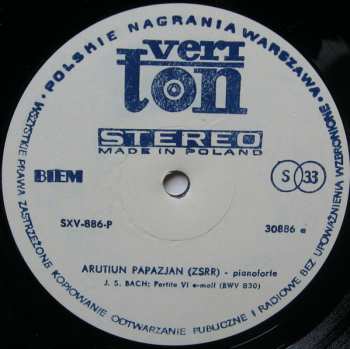 LP Артур Папазян: Arutiun Papazjan (ZSRR)