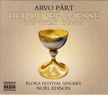 CD Arvo Pärt: Berliner Messe / Magnificat / Summa