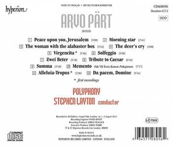 CD Arvo Pärt: Choral Music