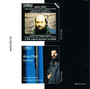 CD Arvo Pärt: Spiegel Im Spiegel
