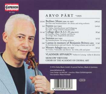 CD Arvo Pärt: Arvo Pärt