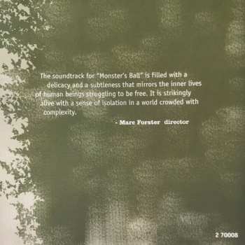 CD Asche & Spencer: Monster's Ball (Original Motion Picture Soundtrack)