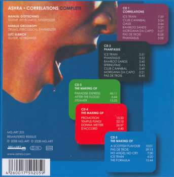 5CD/Coffret Ashra: Correlations Complete