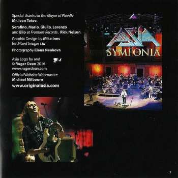 2CD Asia: Symfonia (Live In Bulgaria 2013 - With The Plovdiv Opera Orchestra)
