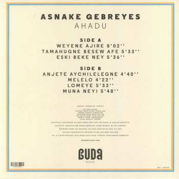 LP Asnake Gebreyes: Ahadu 