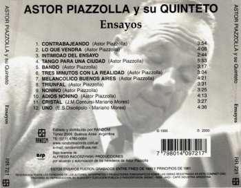 CD Astor Piazzolla Y Su Quinteto: Ensayos