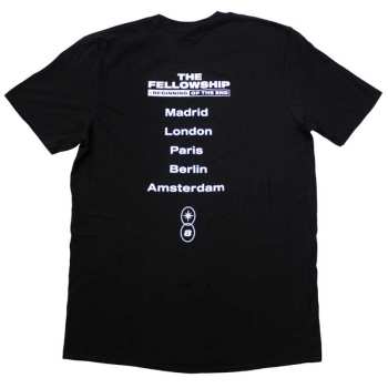 Marchandises Ateez: Ateez Unisex T-shirt: Fellowship Tour Euro Logo (back Print & Ex-tour) (small) S