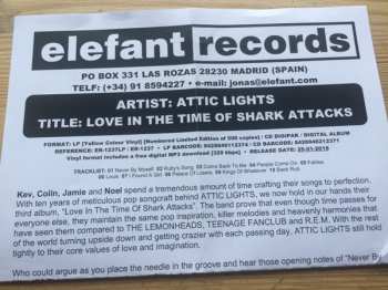 CD Attic Lights: Love In The Time Of Shark Attacks
