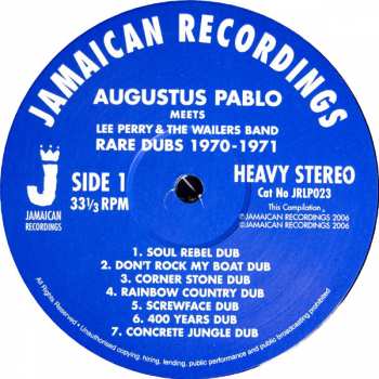 LP Lee Perry: Rare Dubs 1970-1971