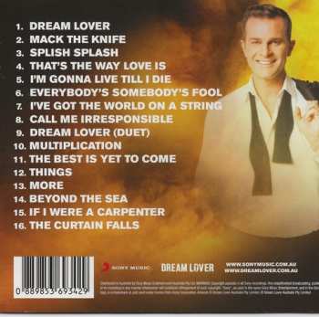 CD Australian Cast Recording: Dream Lover - The Bobby Darin Musical