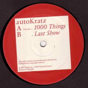 LP autoKratz: 1000 Things / Last Show