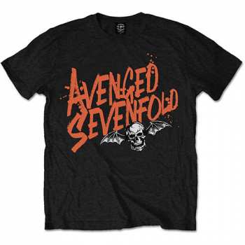 Merch Avenged Sevenfold: T-shirt Orange Splatter 