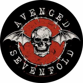 Merch Avenged Sevenfold: Décoration arrière Distressed Skull 