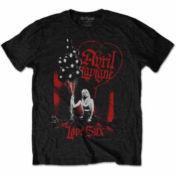Merch Avril Lavigne: T-shirt Love Sux Balloons