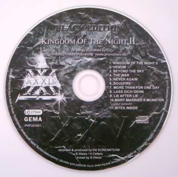 CD Axxis: Kingdom Of The Night II (BLACK EDITION)