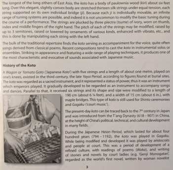 CD Ayako Hotta-Lister: The Japanese Koto