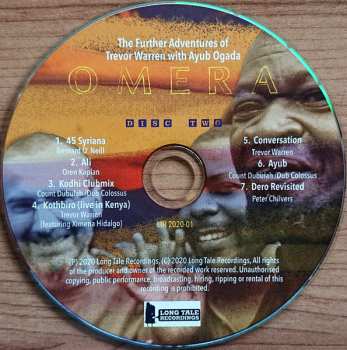 2CD Ayub Ogada: Omera: The Further Adventures of Trevor Warren with Ayub Ogada (2 CDs)