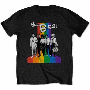 Merch B52s: T-shirt Rainbow Stripes