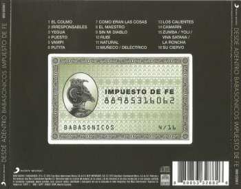 CD Babasonicos: Impuesto De Fe