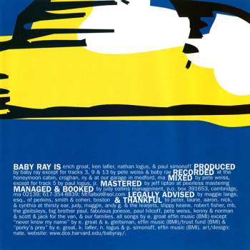 CD Baby Ray: Monkeypuzzle