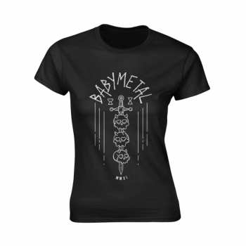 Merch Babymetal: T-shirt Femmes Skull Sword