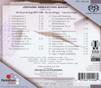 SACD Johann Sebastian Bach: Die Kunst Der Fuge • The Art Of Fugue • L' Art De La Fugue (BWV 1080)