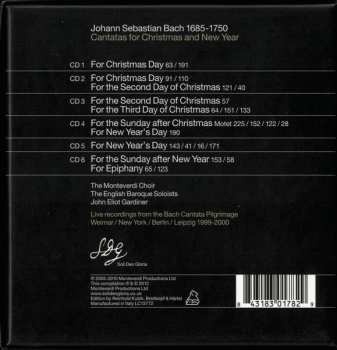 6CD/Coffret Johann Sebastian Bach: Bach Cantatas For Christmas