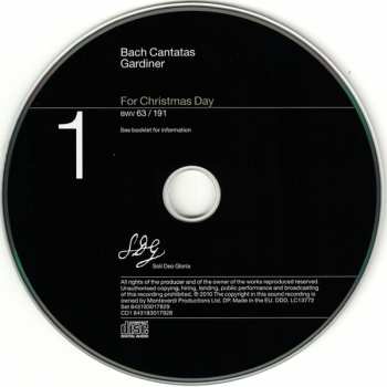 6CD/Coffret Johann Sebastian Bach: Bach Cantatas For Christmas