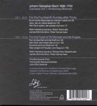 2CD Johann Sebastian Bach: Cantatas Vol. 07: Ambronay / Bremen
