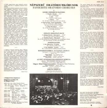 LP Johann Sebastian Bach: Favourite Oratorio Choruses