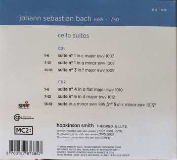 2CD Johann Sebastian Bach: Hopkinson Smith Bach Cello Suites