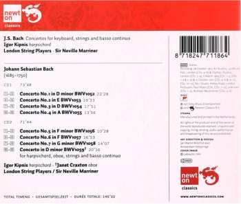 2CD Johann Sebastian Bach: Keyboard Concertos BWV 1052-1058
