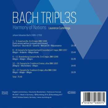 CD Johann Sebastian Bach: Tripl3s