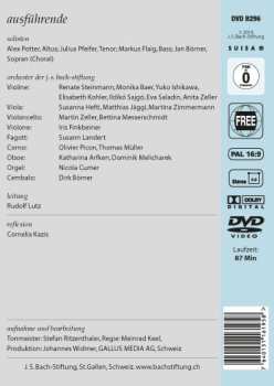 DVD Johann Sebastian Bach: Erfreute Zeit Im Neuen Bunde BWV 83