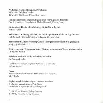 2CD Johann Sebastian Bach: Orchestral Suites