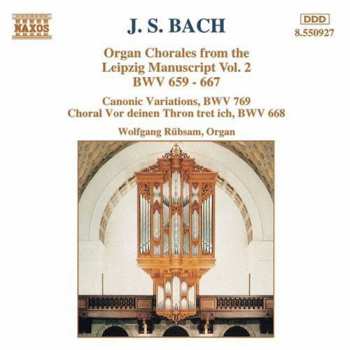 Album Bach / Rubsam: Organ Chorales From The Leipzig Manuscript 2