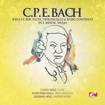 Album Bach,c.p.e.: Sonata For Flute Violoncello & Basso E Min